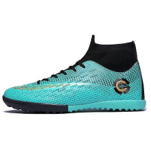 Hoge, antislip voetbalschoenen voor buiten, trainingssneakers, geschikt voor heren: maat 41 - Groen Broken Nail