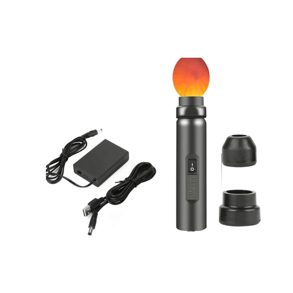 Wireless Rechargeable Led Bright Cool Light Egg Candler Tester For Monitoring Eggs Development With 2 Soft Rubber 4711724399108