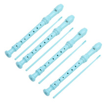 Flauto Dolce In ABS Blu Cielo A 8 Fori per Bambini, Flauto Entry-Level A 8 Fori per Principianti