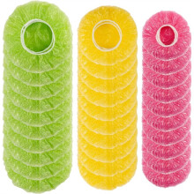 120Pcs Bowl Covers - Plastic Bowl Cover Elastic Fresh Keeping Bags Wrap Reusable Sourdough Baking Bread Proofing Rising