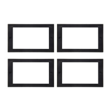 4Pcs 1/2Inch Single Gang Outlet Box Extender,Electrical Outlet Extender Receptacle Extender Outlet Extension Box Black