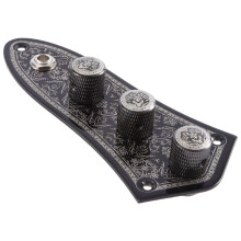 3 Jazz JB Bass Loaded Placa de Controle com Fio para PeçAs de Guitarra Baixo JB-03