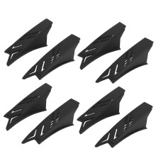 8 PièCes SéRies Casque Racing Oreille Cornes Moto Casque Cornes Punk Style Scooter Moto Casque Corne Moto Accessoires