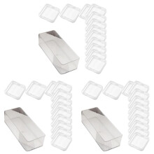 3 Set Scatola Organizzativa per Braccialetti In Acrilico di Capacità. Pratica Vetrina per Gioielli per Gli Appassionati di Gioielli Piccoli
