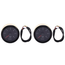 2st 52 mm 0-6000 RPM (op Dashboard) Elektrische Toerenteller voor Dieselmotor