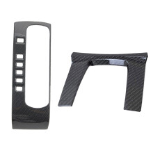 Carbon Fiber Gear Shift Box Panel Cover for 10Th 2016-2018 & ABS Center Console Shift Gear Panel