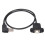USB 2.0 B Male to USB B Female Socket Printer Panel Mount Extension Cable 50cm 1
