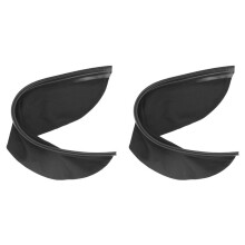 2X Bavaglino per Casco da Saldatura In Pelle e Cotone, Ignifugo, Avvolgente, per La Maggior Parte Degli Accessori per Caschi
