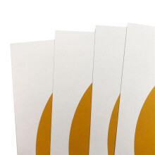 30X Carta Decorativa Shikishi Morbida Premontata con Carta di Riso Cinese Shikishi Xuan-Paper Grezza Rotonda per Calligrafia Cinese