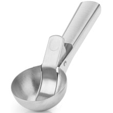 Stainless Steel Ice Cream Scoop, Easy to Trigger Release, Ice Cream Scoop with Comfortable Antifreeze Handle