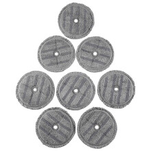 8 PièCes Tampon de Vadrouille pour Steam Mop Microfibre Chiffon de Nettoyage de Remplacement pour Accessoires de Vadrouille à Vapeur