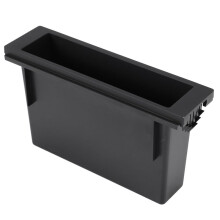 Scatola Portaoggetti Universale per Auto Doppio 1 Din Dash Cup Holder Plastica per Radio Stereo