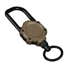 Moschettone Magnetico Portachiavi per Campeggio All'Aperto Arrampicata Clip A Scatto Fibbia di Blocco Gancio di Ritenzione Corda Marrone