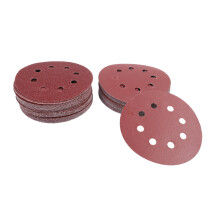 60PCS 5 Inch Sanding Discs Sandpaper Assorted 60 80 120 180 240 320 Grits For Power Random Track Sanders