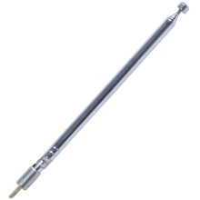 Replacement 49cm 19.3inch 6 Sections Telescopic Antenna Aerial for Radio TV