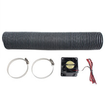 Tuyau de Ventilateur D'Extraction D'Imprimante 3D Tuyau de Ventilation en Feuille Cryptée Tube de Fumée Évolutif pour Voron 2.4 R2 Trident, avec