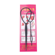 2pcs Hair Stick Accessoires de Coiffure Stylisee Twister Cheveux Tourneur Mode Tail Styler Noir