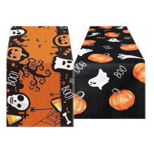 Halloween Scary Tablecloth Pumpkin, Bat Kitchen Table Indoor and Outdoor Home Decoration Supplies
