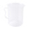 Measuring Jug 250mL Graduated Beaker Clear White Plastic Cup 1