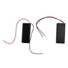 2 x 2 x AAA 3 V Battery Holder Case Box Wire / OFF m Cover