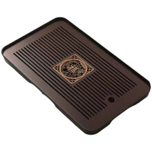 Bamboo Tea Tray Portable Dishes Rectangle Tea Ceremony Chaban Tea Chaban Tea Table Dual Purpose Drainage Water Storage B