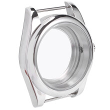 39Mm Stainless Steel Polished Case Sapphire Glass Fit NH35/NH35A NH36/NH35A Movement,Transparent Back Cover