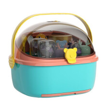 Baby Bottle Storage Box, Waterproof Mold Holder, Cup Organizer with Lid, Dustproof Baby Food Utensils