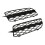 1 Pair Car Front Bumper Grille Open Cover 51117159595 51117159596 for  X5 E70 2007-2010 1