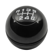 6 Speed Car Manual Gear Shift Knob Bright Lever Shifter Stick Hand  for  Giulietta 2010-2024 Black