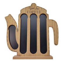 Bolsa de Café, Soporte para Bolsa de Café, Caja de Almacenamiento de Crema de Café de Gran Capacidad, Bolsa de Café de Madera, Adornos de Madera D