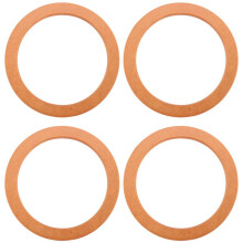 4PCS Wooden Round Shaped Handles Replacement for Handmade Bag Handbags Purse Handles