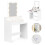 Vanity Dressing Table with Mirror, LED Lights, 3 Colors 1