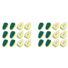 Heavy Duty Dish Wand Brush Sponge Refills Replacement Heads for Kitchen Sink Pot Cleaning Dish Sponge (24 Pieces)