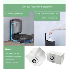 20PCS Dust Bag for  Deebot X1/X1 Omni/T10 TURBO/T10 Omni/T20 PRO /T20 OMNI/ T20 PRO  Robot Vacuum Bag