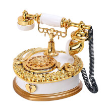 Klassisches europäisches Wählscheibentelefon aus- LoveStyle weiß