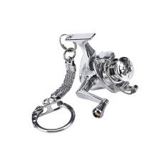 Fashionable Mini Fishing Reel Keychain Adornment Sturdy-1