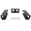 Under Table Laptop Holder Notebook Storage Bracket Stand Mount Desktop Organizer for Home Office Storage Holder Black 1
