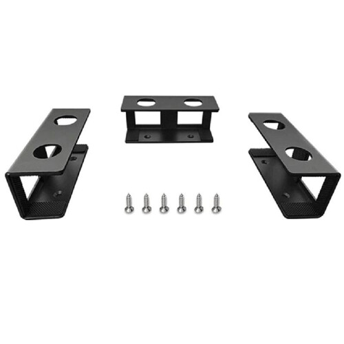 Under Table Laptop Holder Notebook Storage Bracket Stand Mount Desktop Organizer for Home Office Storage Holder Black