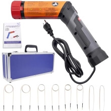 (Blue, UK Plug) Greenzach ProFlex 1100W Magnetic Induction Heater Kit | Rotatable Handle for Tight Spaces | with 8-Piece Coil Set