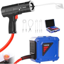 (UK) Greenzach MagHeat 1800W Handheld Magnetic Induction Heater Kit | Portable Metal Heating System with 4 Coils & Case | 8s Fast Heat