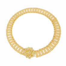 Caucasian Belly Chain for Wedding Waist Chain Carved Floral