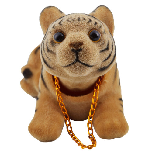 Car Bobbing  Tiger Shape Nodding Dog Decor