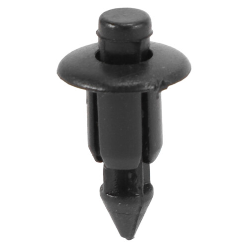 50x Plastica Clip rivetto bici Carena Trim Panel Fastener 6mm per   Nero