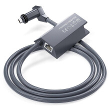 Starlink Ethernet-adapter schotelantenne satellietinternet V2 voedingskabelset compatibel met bekabeld netwerk GEN2 Ethernet_P