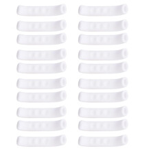 Mountain Bike Bicycle Brake Handle Protector, Anti-Slip Silicone Brake Handle Cover for M365 Electric Scooter White