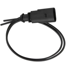 2X 2 Pin Brake Pad Wear Sensor Connector Prewired Plug Repair 1J0973802 for