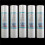 15 St Utbytesvattensedimentfilter (5 Mikrometer) 2,5 Tum X 10 Tums Patroner 5