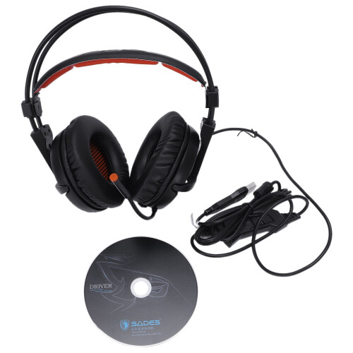 Sades A6 Stereo 7.1 Pro Gaming Headset Cuffie Cuffie Con Microfono 1