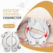 2X Bureau Assembler le Connecteur en Alliage de Zinc Fixer le Connecteur CharnièRes D'Extrusion Roulement de CharnièRe de Baril Dissimulé Invisible