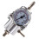 2X Universal Auto Einstellbarer Benzindruckregler mit Manometer Silber 4